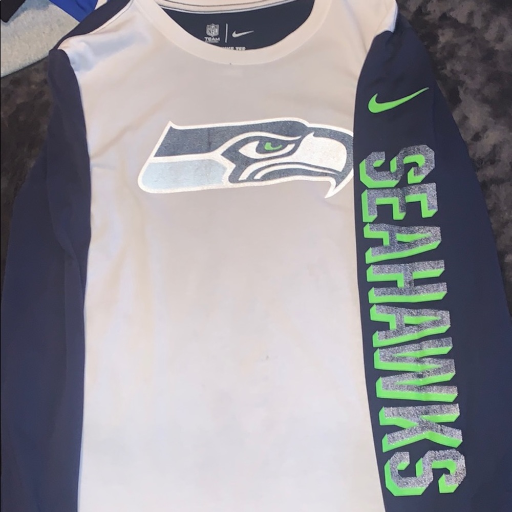 NFL Team Apparel: Seattle Seahawks 2 Color Shirt